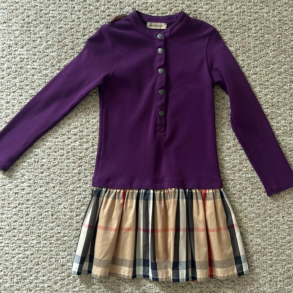 Girls sz 5 Burberry Long Sleeve dress